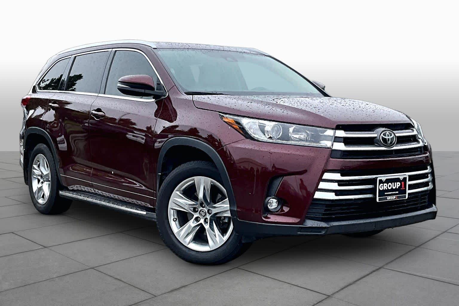 2019 Toyota Highlander Limited Ooh La La Rouge Mica at Lexus Southwest Houston