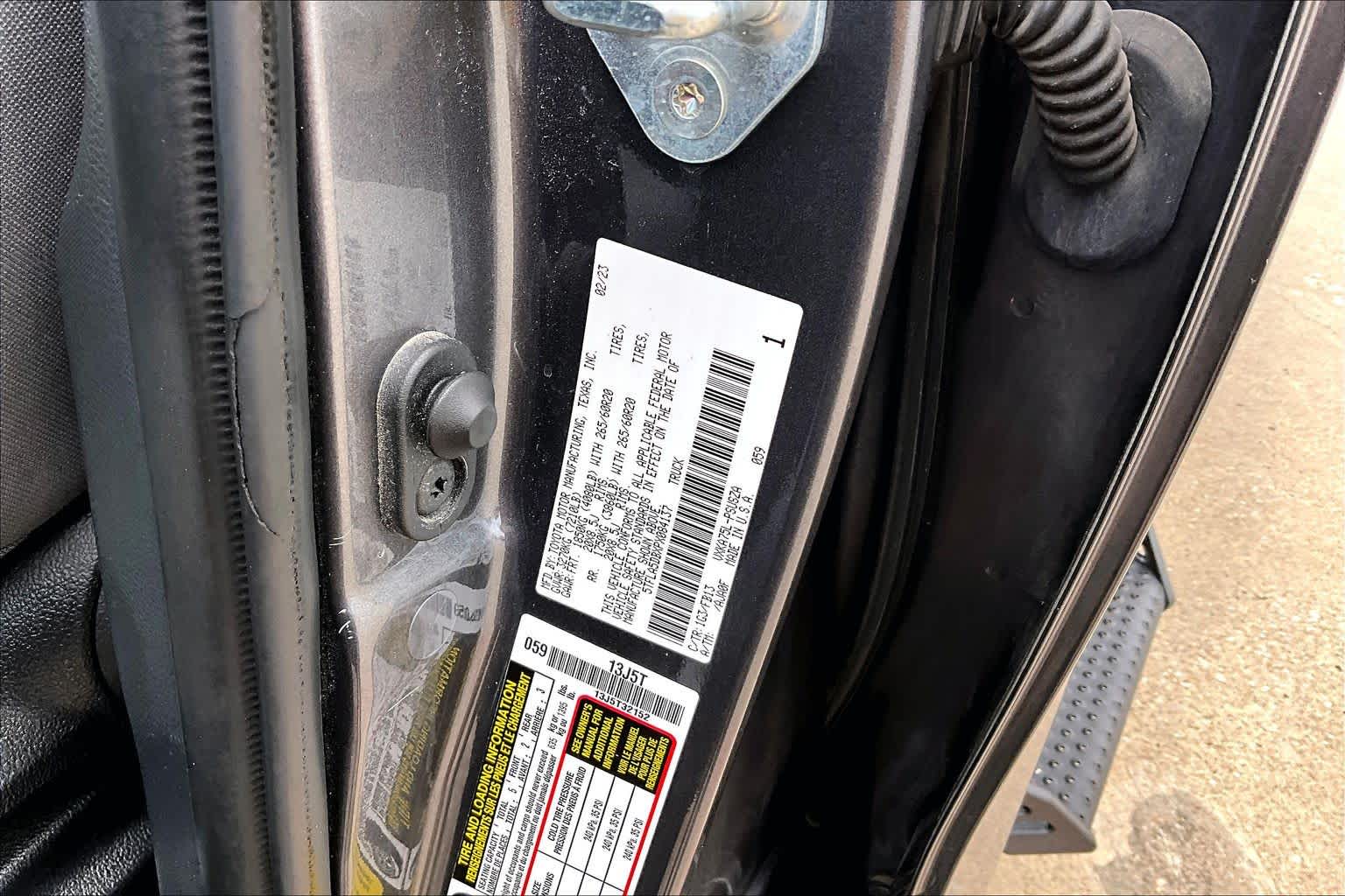 2023 Toyota Tundra SR5 Magnetic Gray Metallic at Group 1 Toyota Southwest