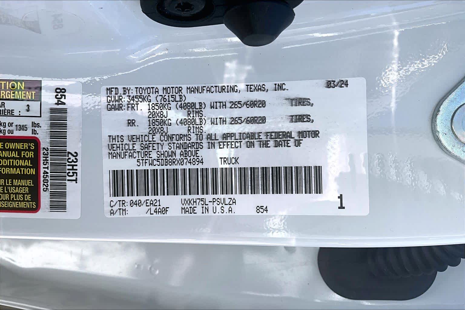 2024 Toyota Tundra Limited Hybrid Ice Cap at Group 1 GMC Buick South