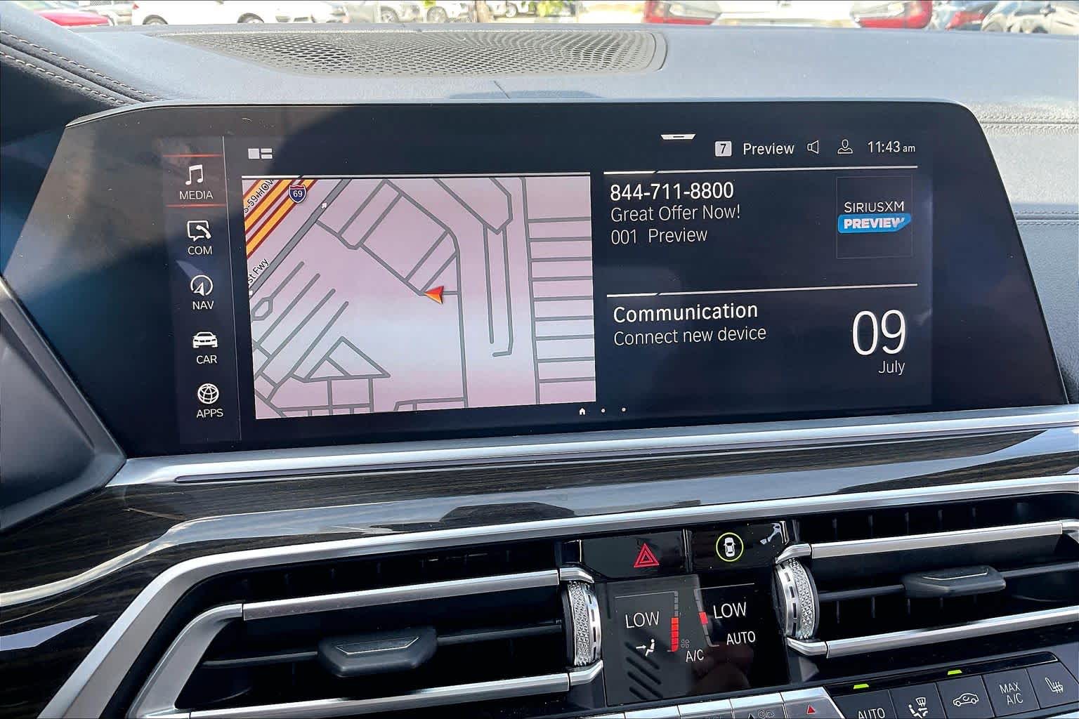 2019 BMW X5 xDrive40i xDrive40i Black Sapphire Metallic at Group 1 GMC Buick South