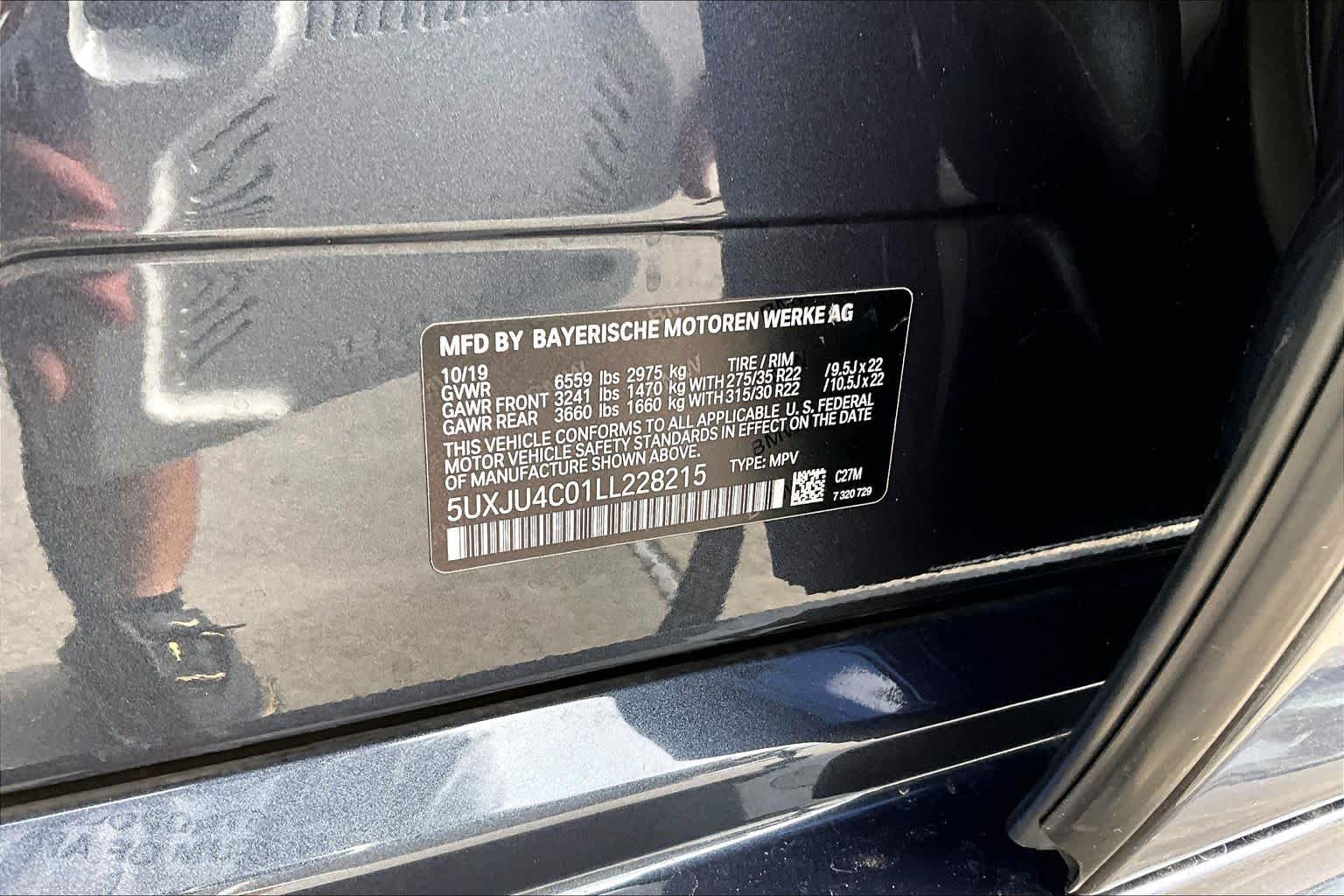 2020 BMW X5 M50i Arctic Gray Metallic at HGreg Houston