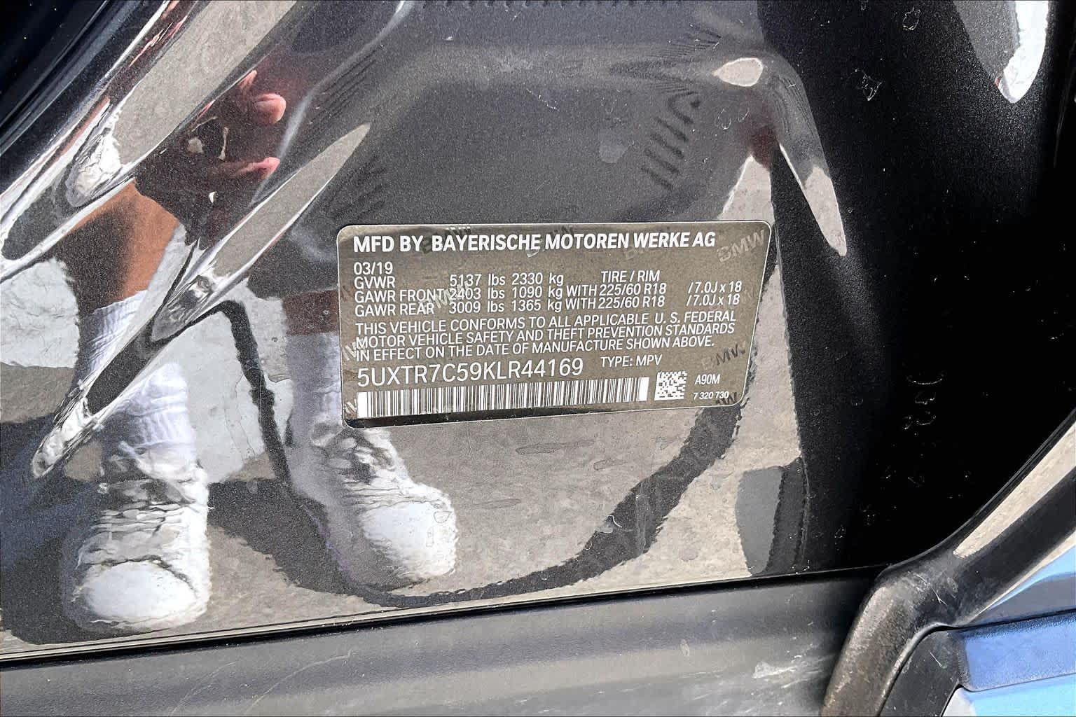 2019 BMW X3 sDrive30i Dark Graphite Metallic at Lexus of Clear Lake