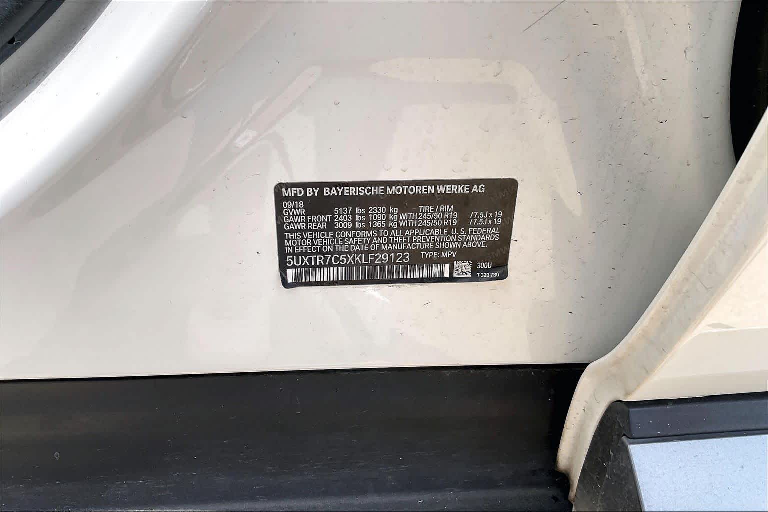 2019 BMW X3 sDrive30i sDrive30i Alpine White at Lexus Southwest Houston