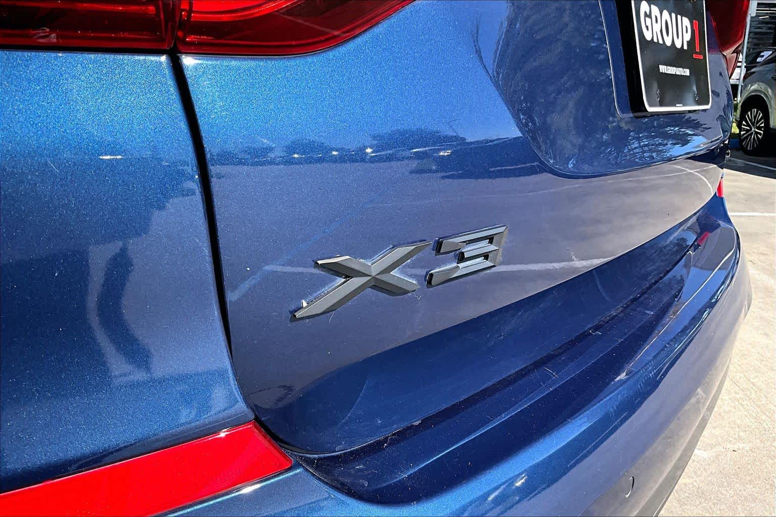 2020 BMW X3 sDrive30i Phytonic Blue Metallic at AutoNation Chrysler Jeep Dodge Ram Spring