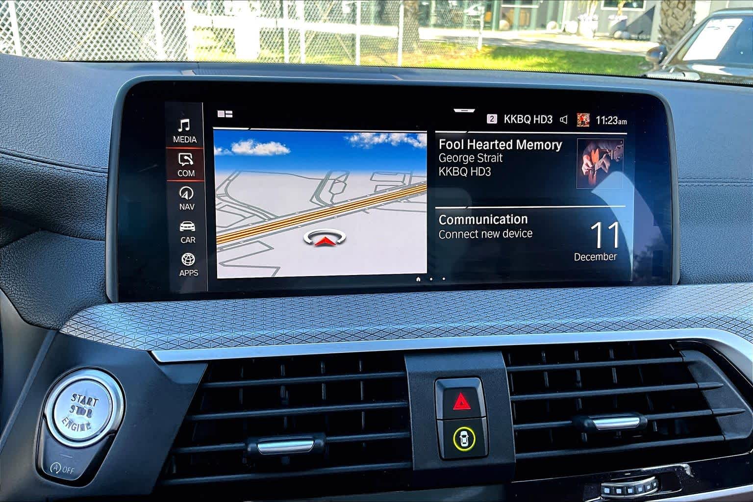 2020 BMW X3 sDrive30i Phytonic Blue Metallic at AutoNation Chrysler Jeep Dodge Ram Spring