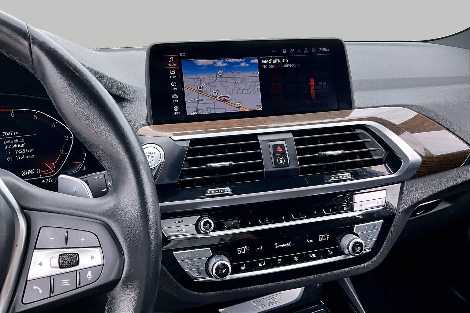 2020 BMW X3 sDrive30i sDrive30i Jet Black at Lexus Southwest Houston