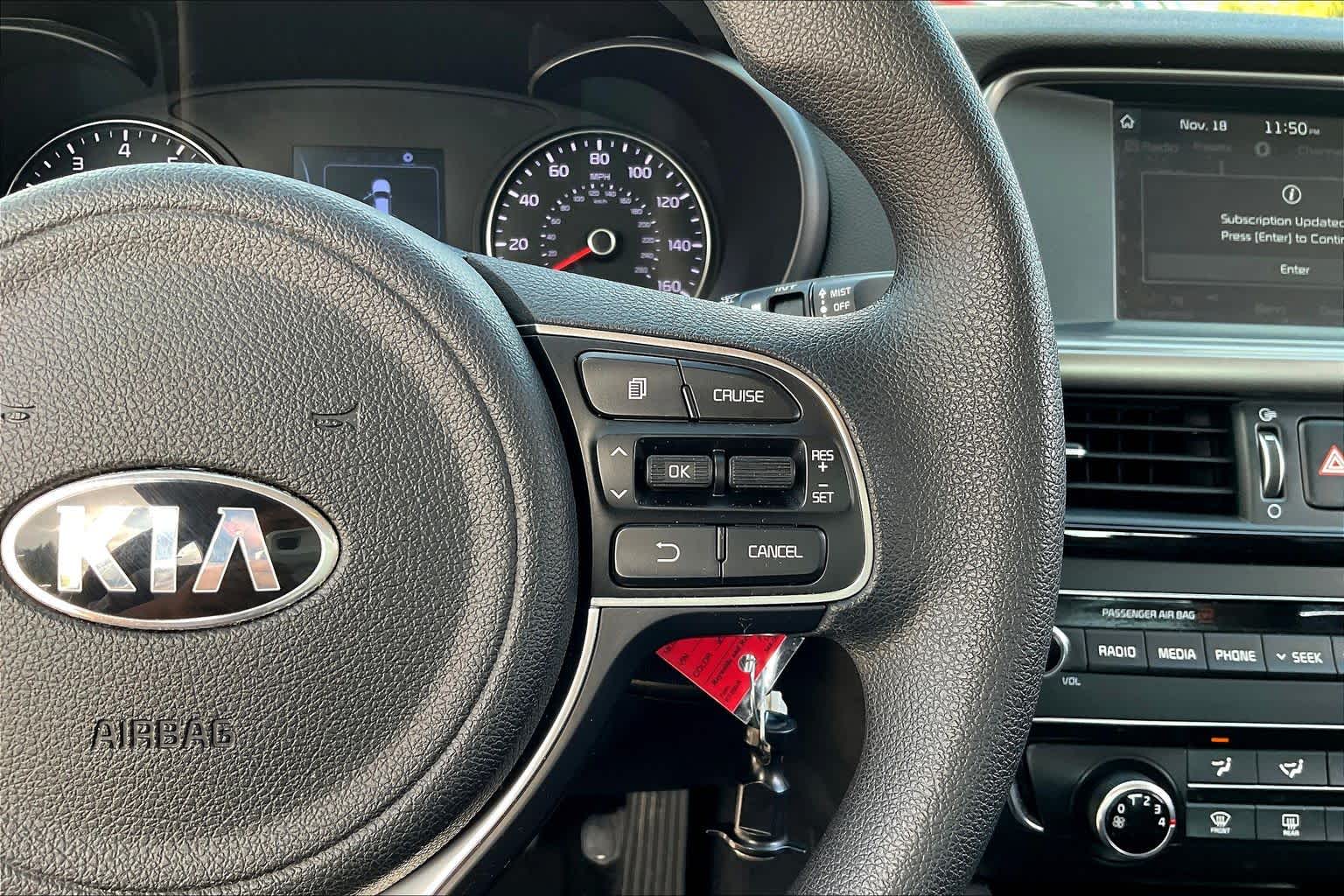 2018 Kia Optima LX Snow White Pearl at HGreg Houston