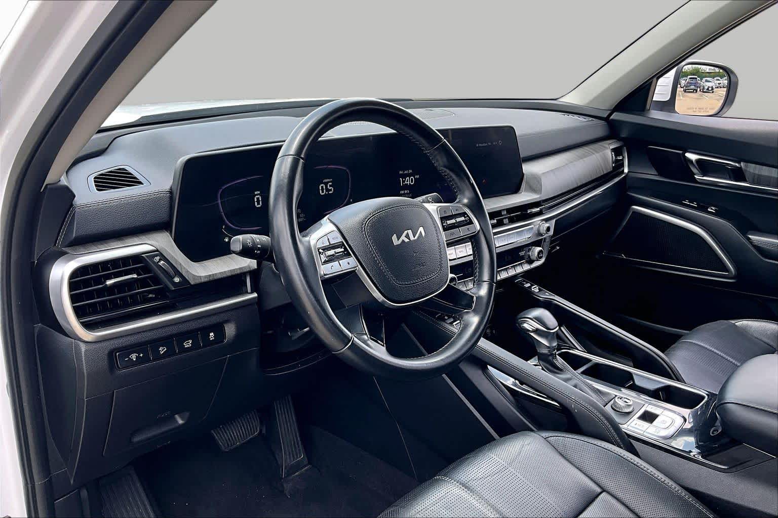 2024 Kia Telluride EX Glacial White Pearl at Friendly Ford Crosby