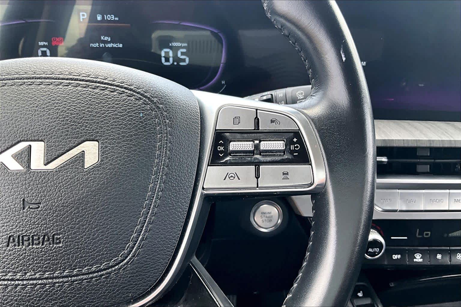 2024 Kia Telluride EX Glacial White Pearl at Friendly Ford Crosby