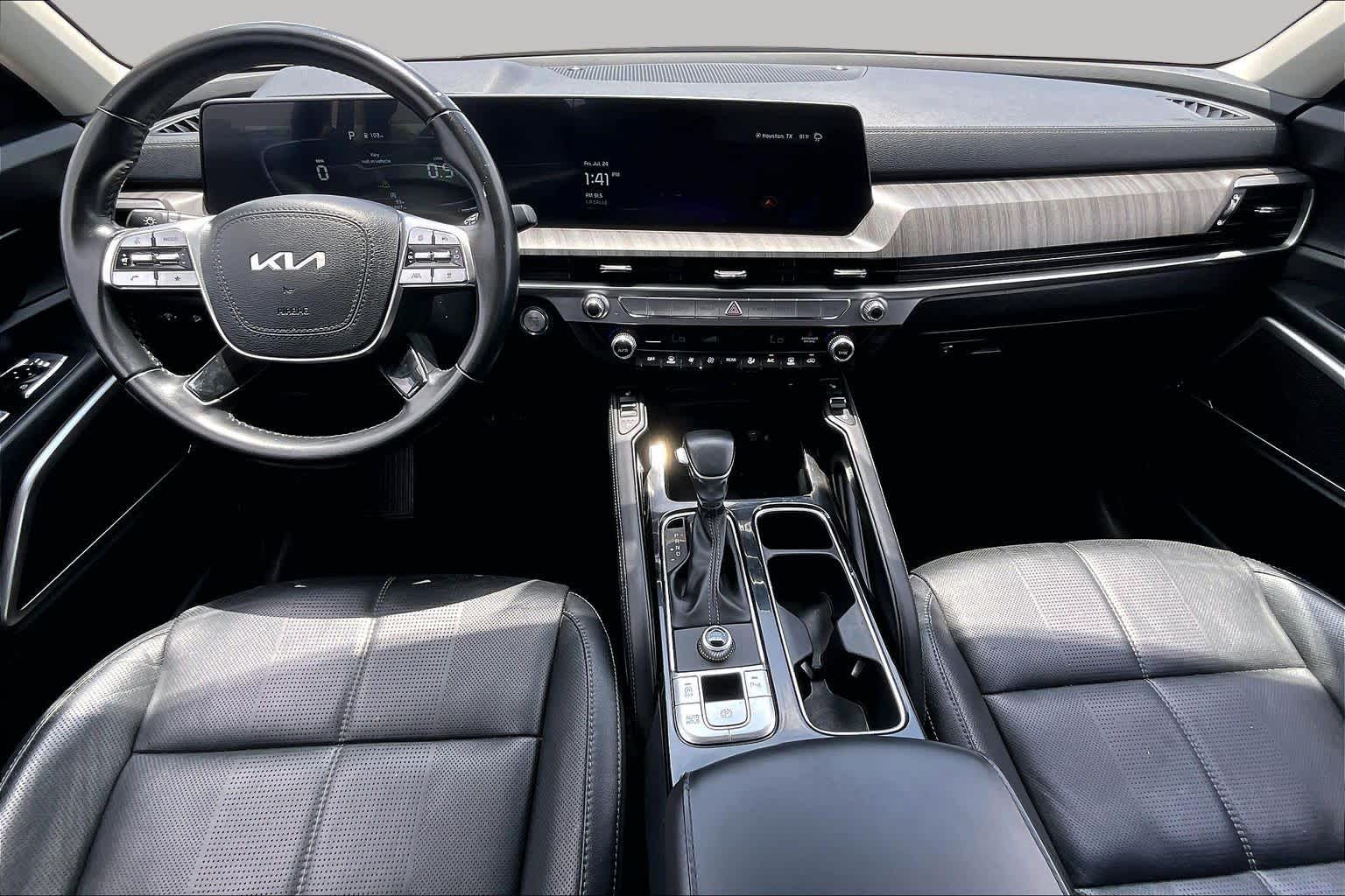 2024 Kia Telluride EX Glacial White Pearl at Friendly Ford Crosby