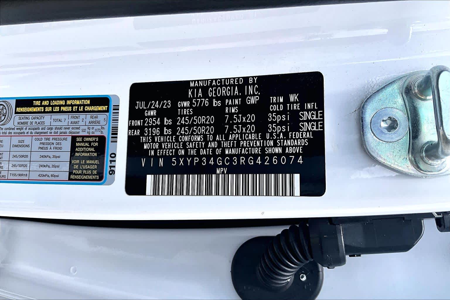 2024 Kia Telluride EX Glacial White Pearl at Friendly Ford Crosby