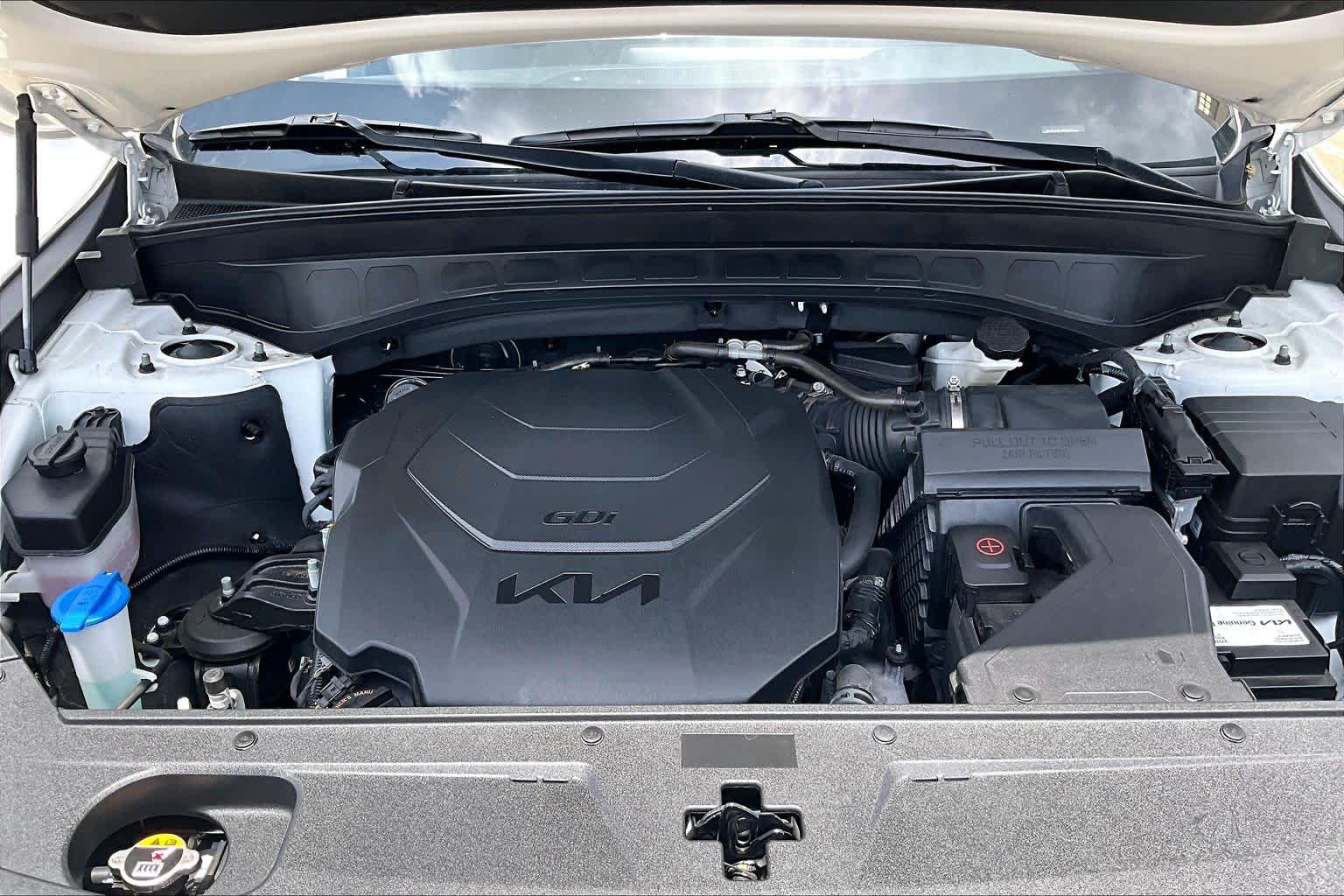 2024 Kia Telluride EX Glacial White Pearl at Friendly Ford Crosby