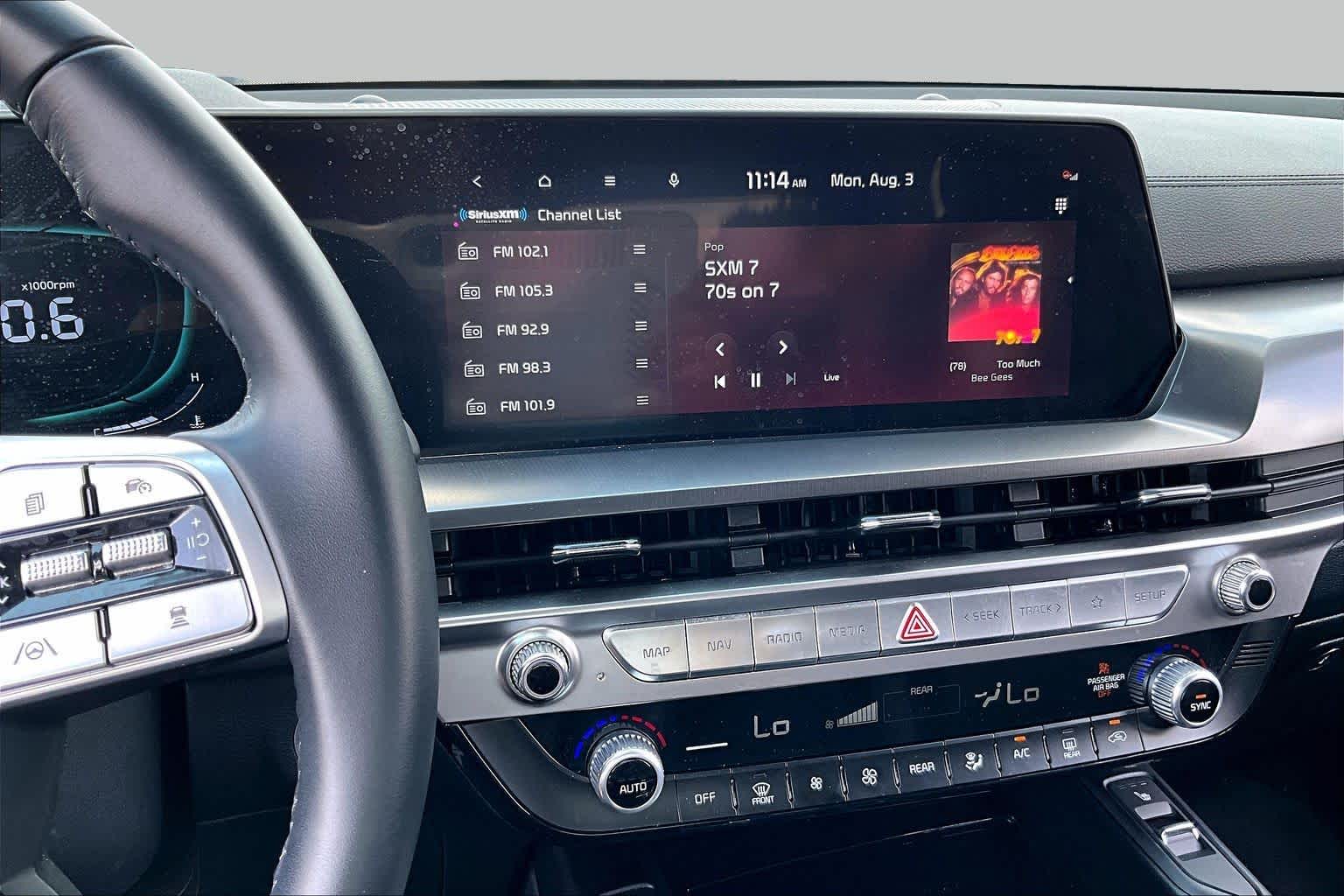 2025 Kia Telluride S Glacial White Pearl at Westside Kia