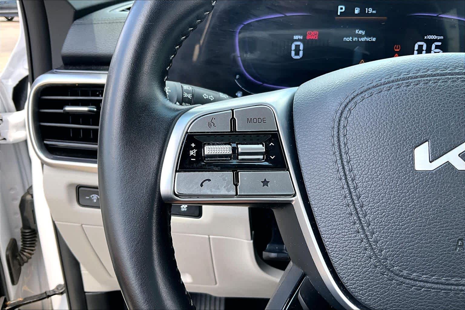 2025 Kia Telluride S Glacial White Pearl at Westside Kia