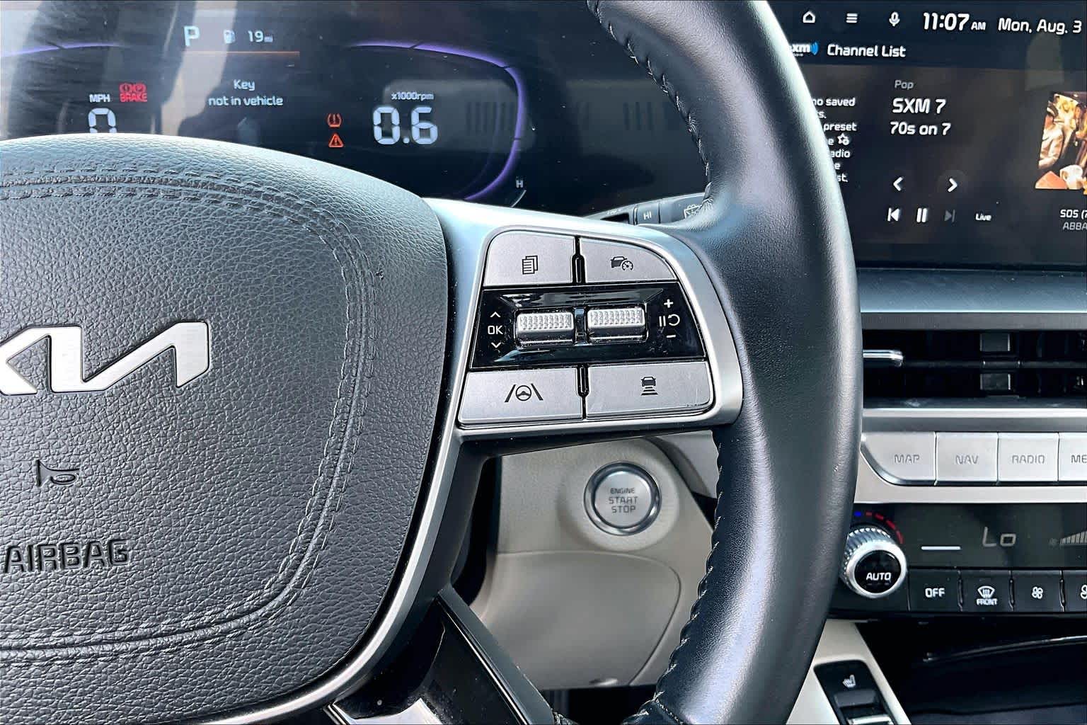 2025 Kia Telluride S Glacial White Pearl at Westside Kia