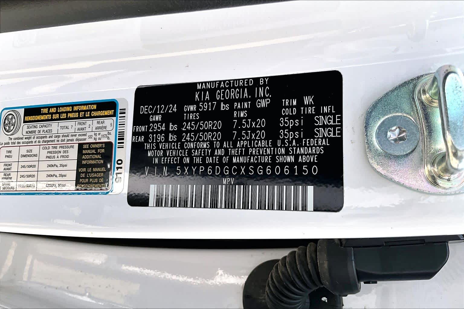 2025 Kia Telluride S Glacial White Pearl at Westside Kia