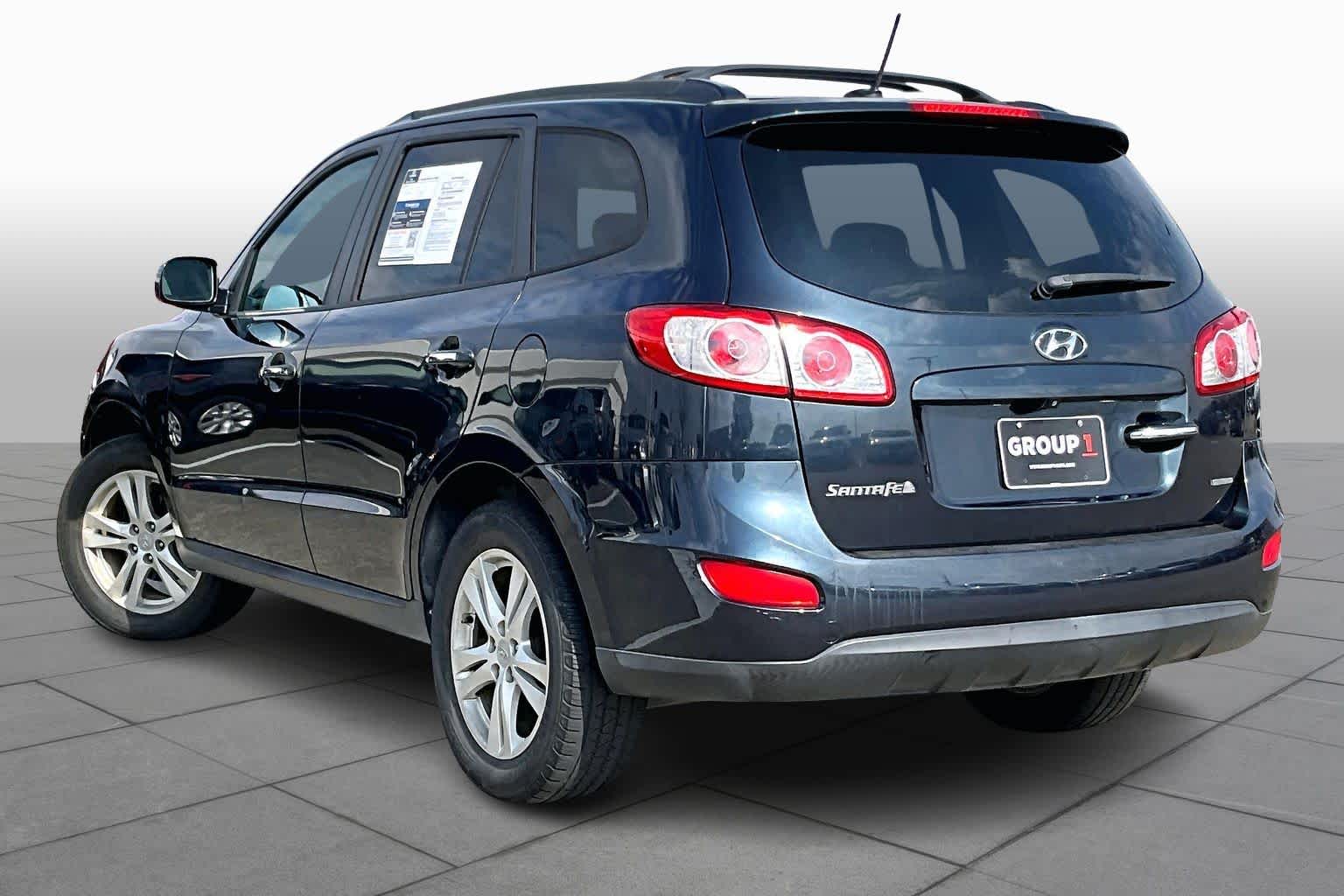 2012 Hyundai Santa Fe Limited Pacific Blue Pearl at Lexus Southwest Houston
