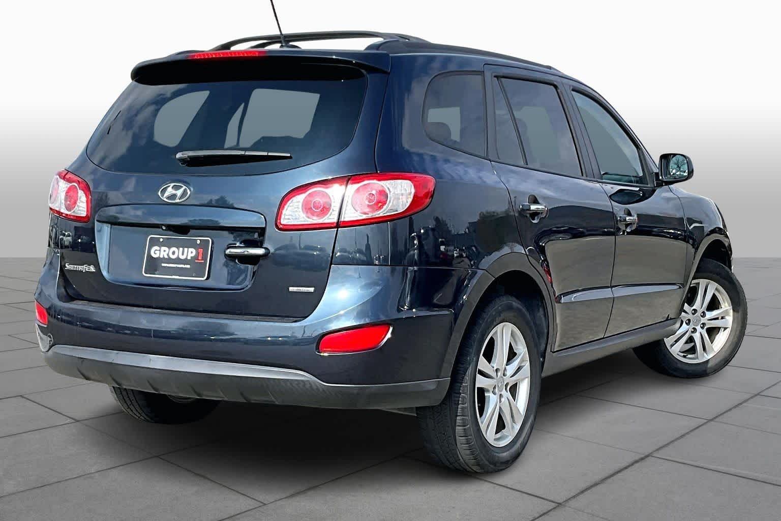 2012 Hyundai Santa Fe Limited Pacific Blue Pearl at Lexus Southwest Houston
