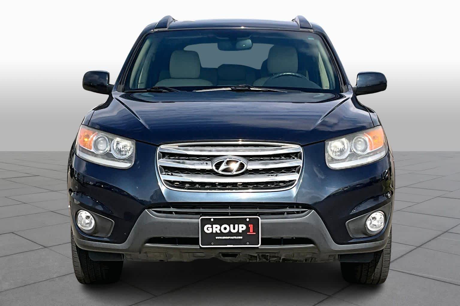 2012 Hyundai Santa Fe Limited Pacific Blue Pearl at Lexus Southwest Houston