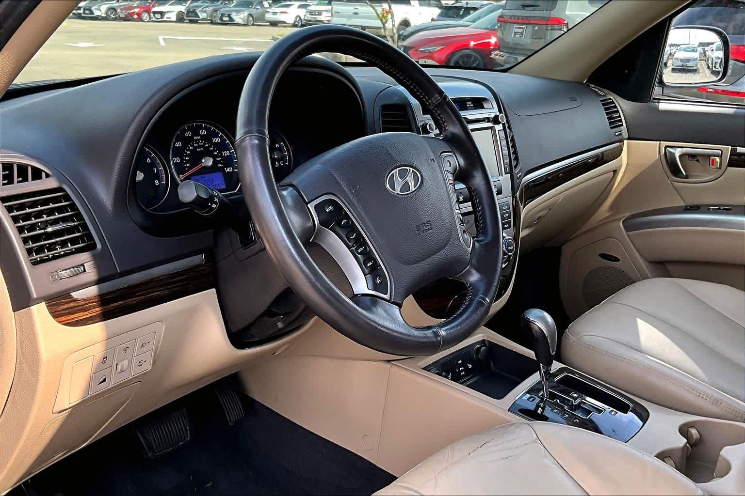 2012 Hyundai Santa Fe Limited Pacific Blue Pearl at Lexus Southwest Houston