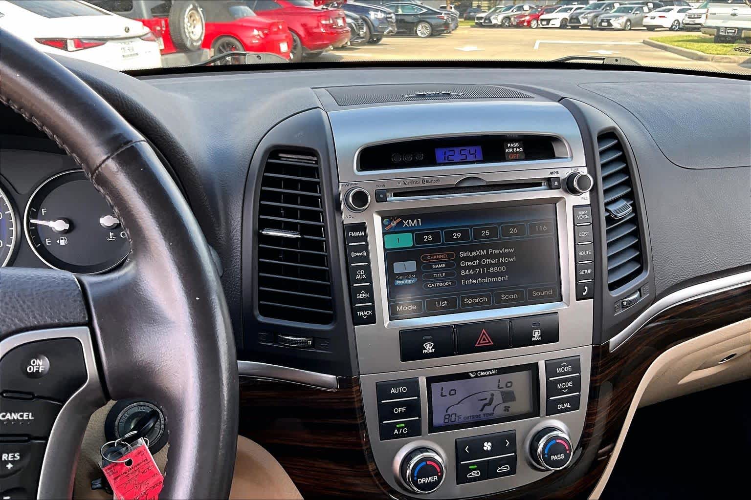 2012 Hyundai Santa Fe Limited Pacific Blue Pearl at Lexus Southwest Houston