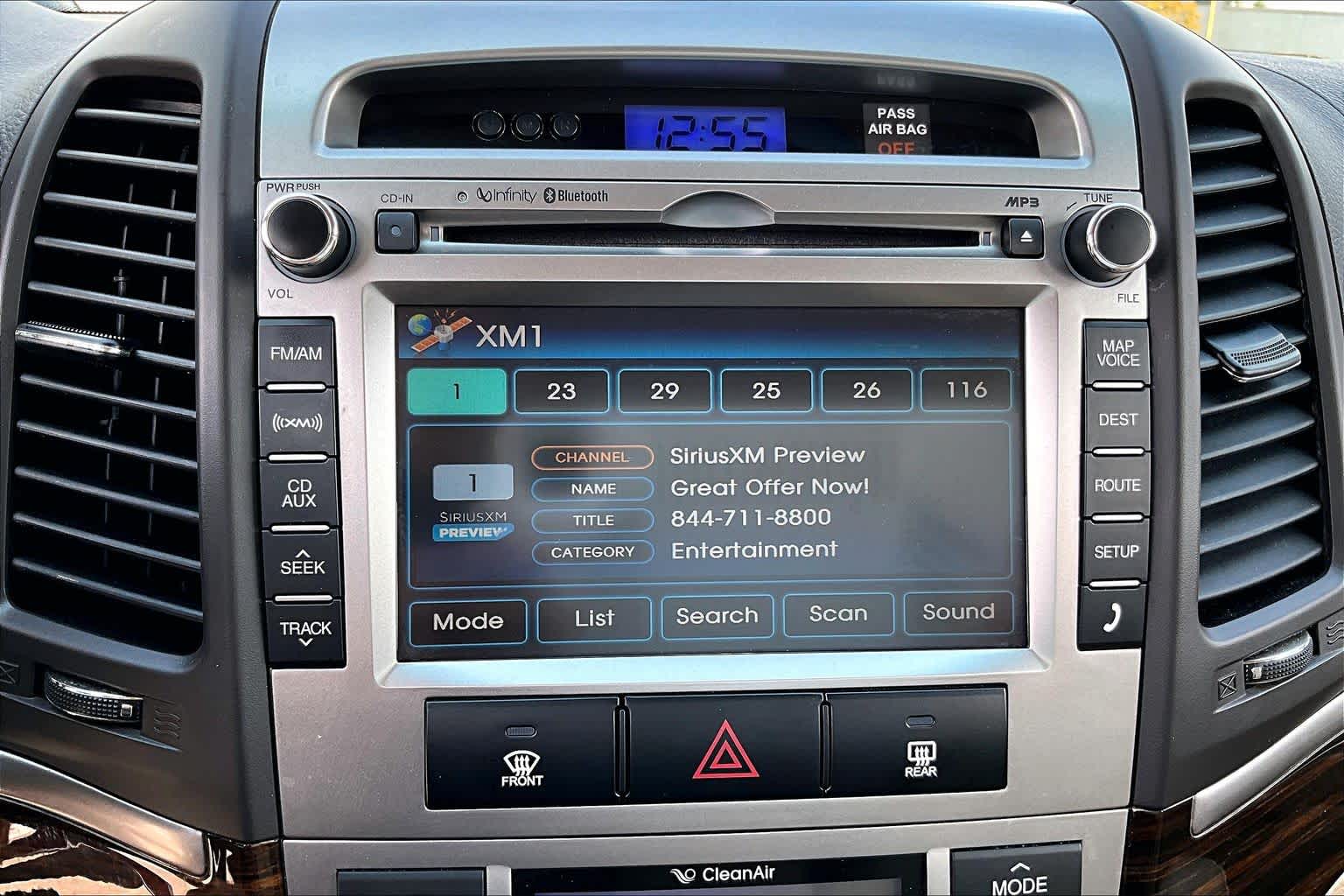 2012 Hyundai Santa Fe Limited Pacific Blue Pearl at Lexus Southwest Houston