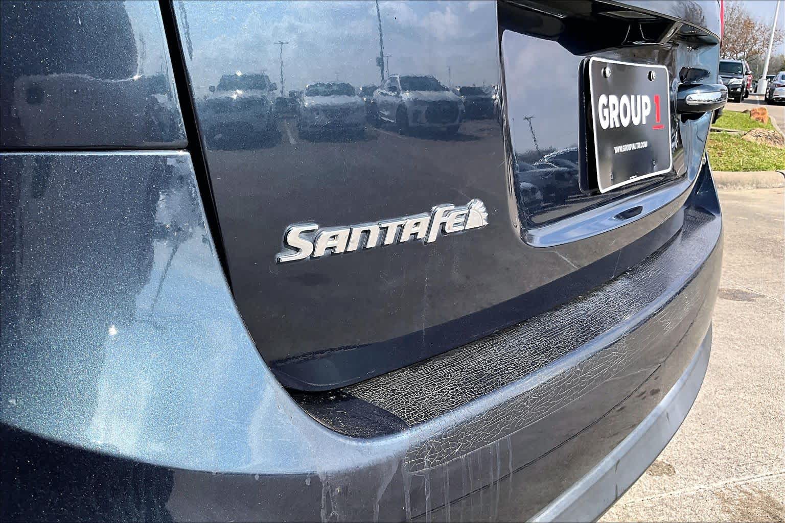 2012 Hyundai Santa Fe Limited Pacific Blue Pearl at Lexus Southwest Houston