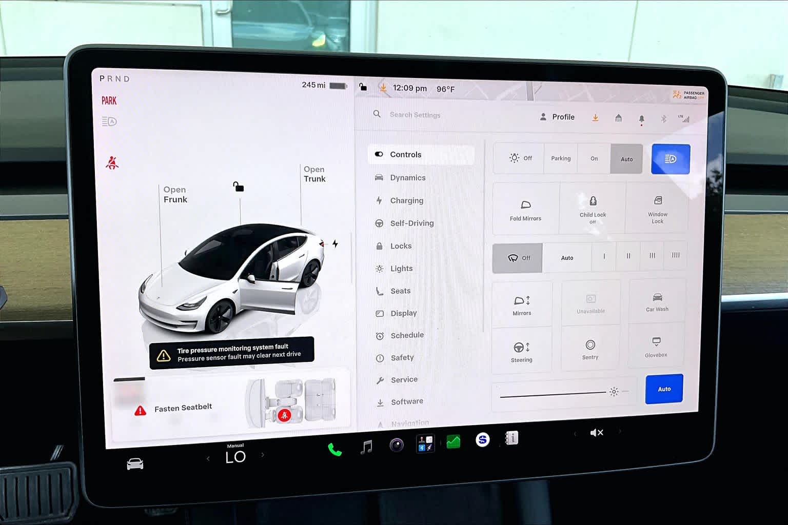 2023 Tesla Model 3  Pearl White Multi-Coat at AutoNation USA Katy