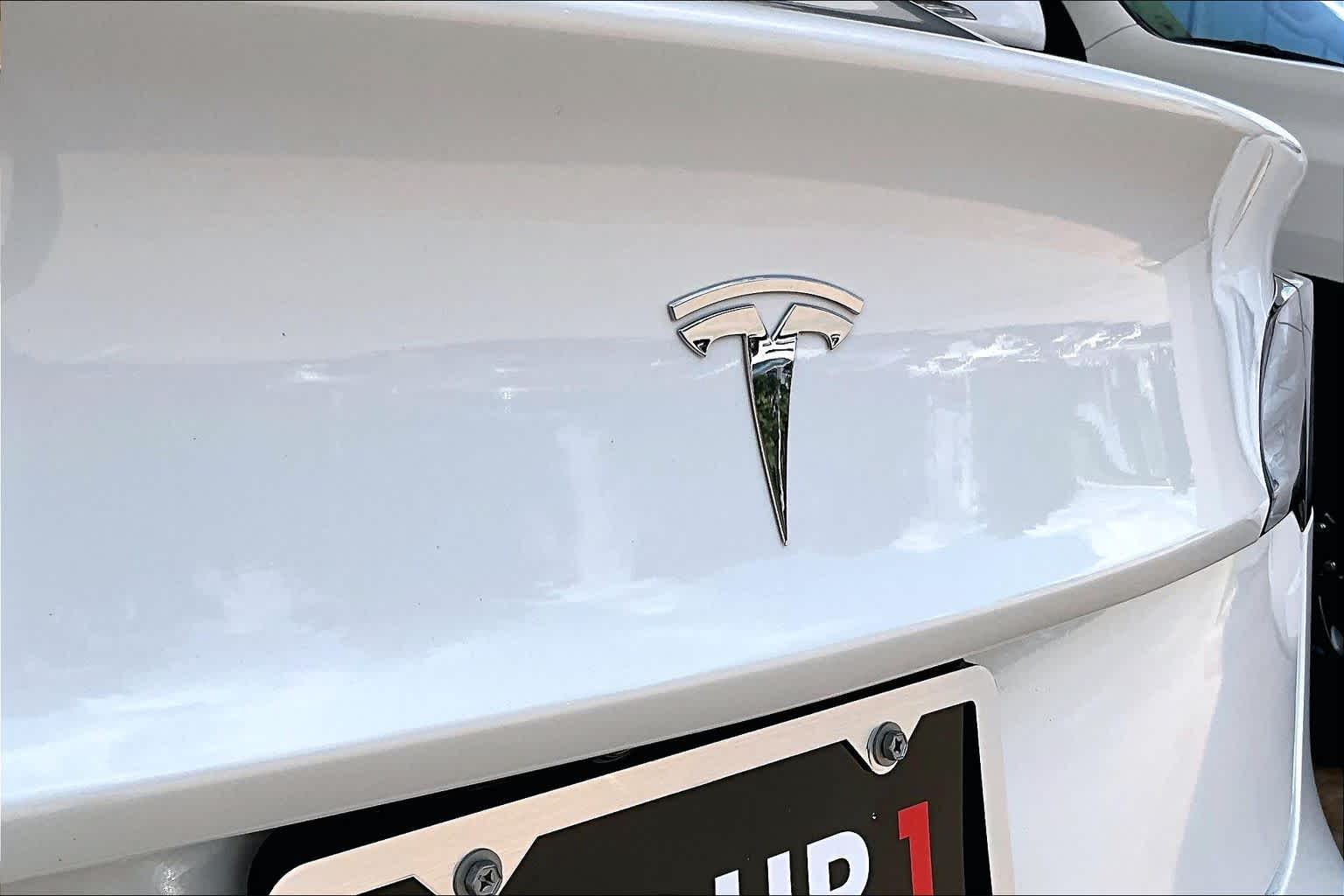2023 Tesla Model 3  Pearl White Multi-Coat at AutoNation USA Katy