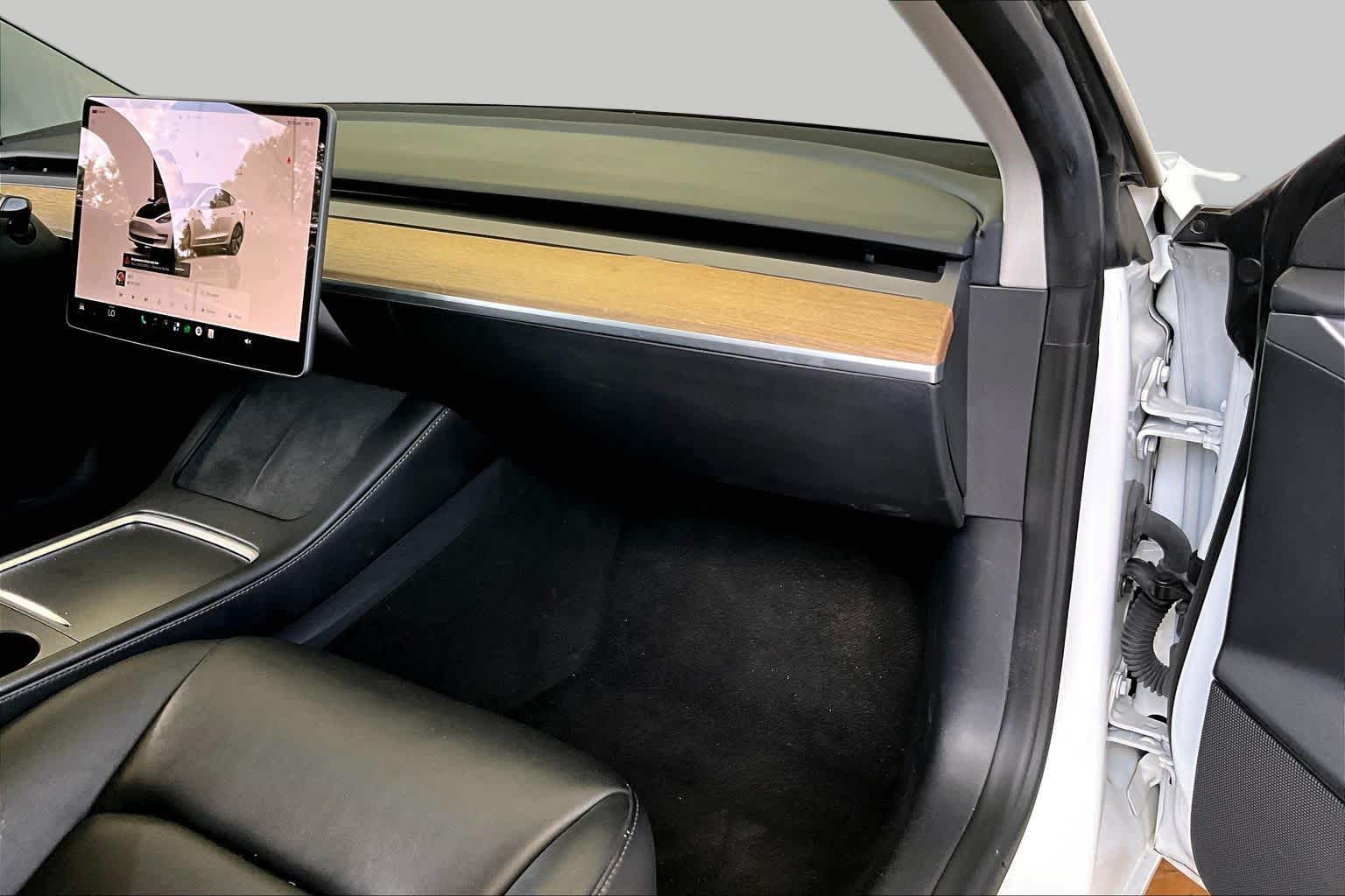 2023 Tesla Model 3  Pearl White Multi-Coat at AutoNation USA Katy