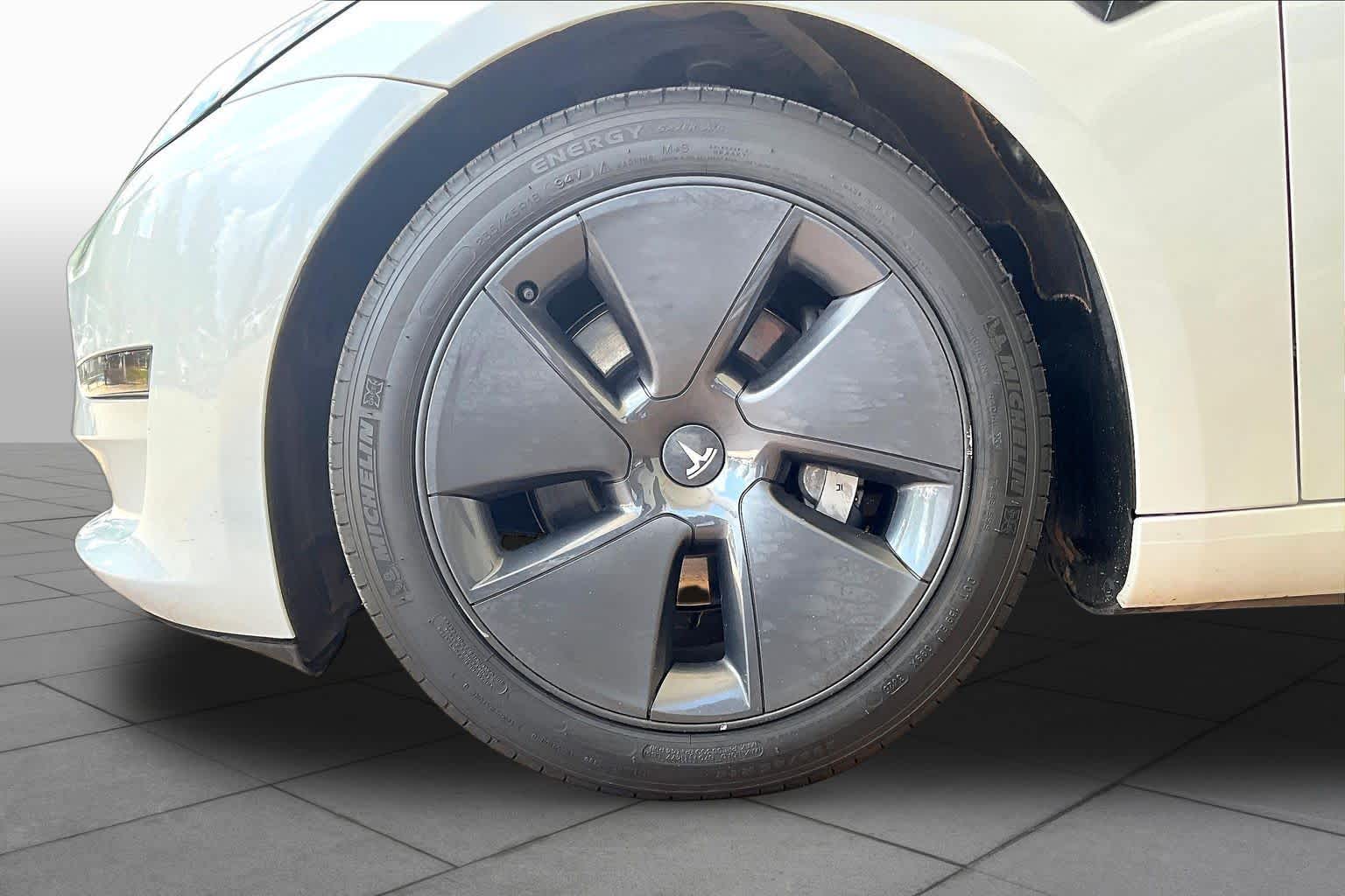 2023 Tesla Model 3  Pearl White Multi-Coat at AutoNation USA Katy