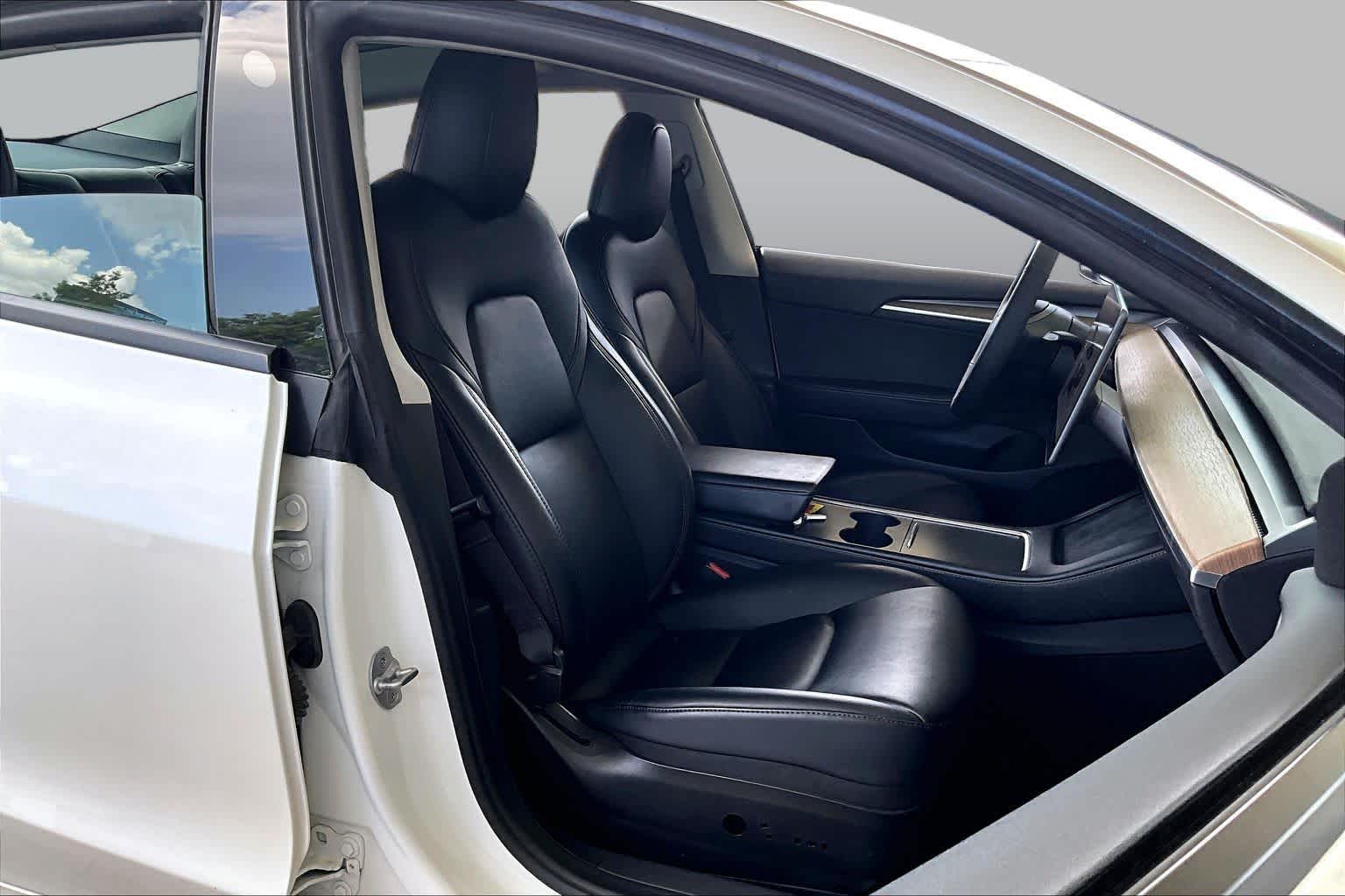 2023 Tesla Model 3  Pearl White Multi-Coat at AutoNation USA Katy