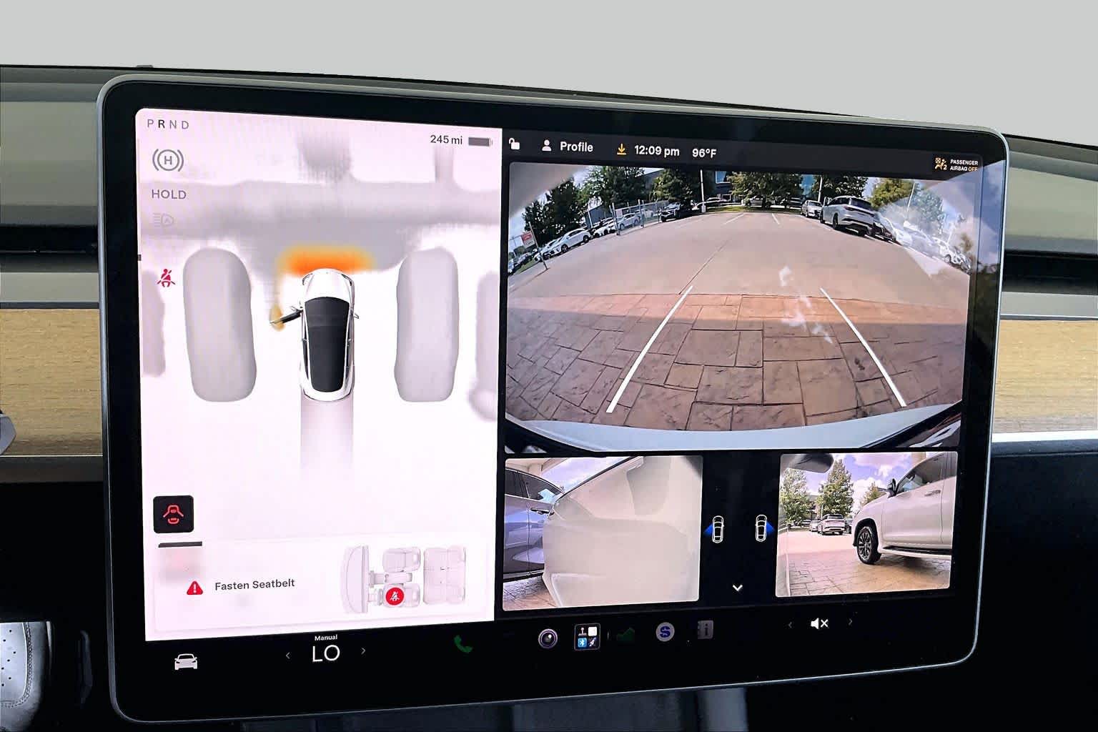 2023 Tesla Model 3  Pearl White Multi-Coat at AutoNation USA Katy