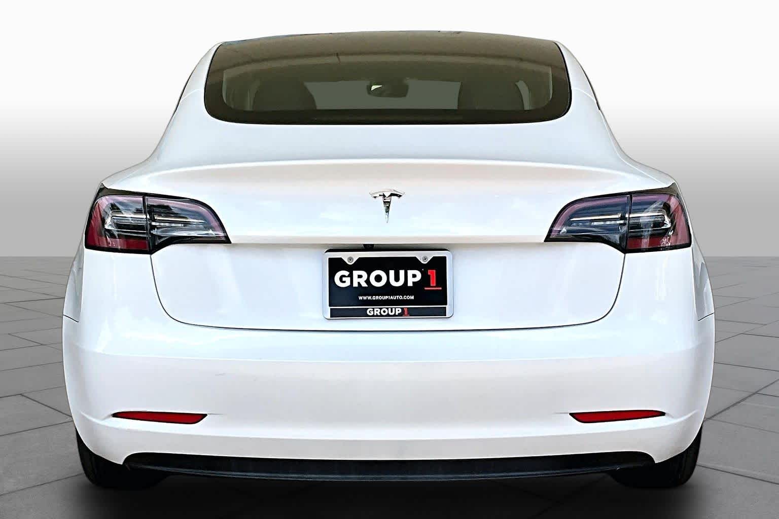2023 Tesla Model 3  Pearl White Multi-Coat at AutoNation USA Katy