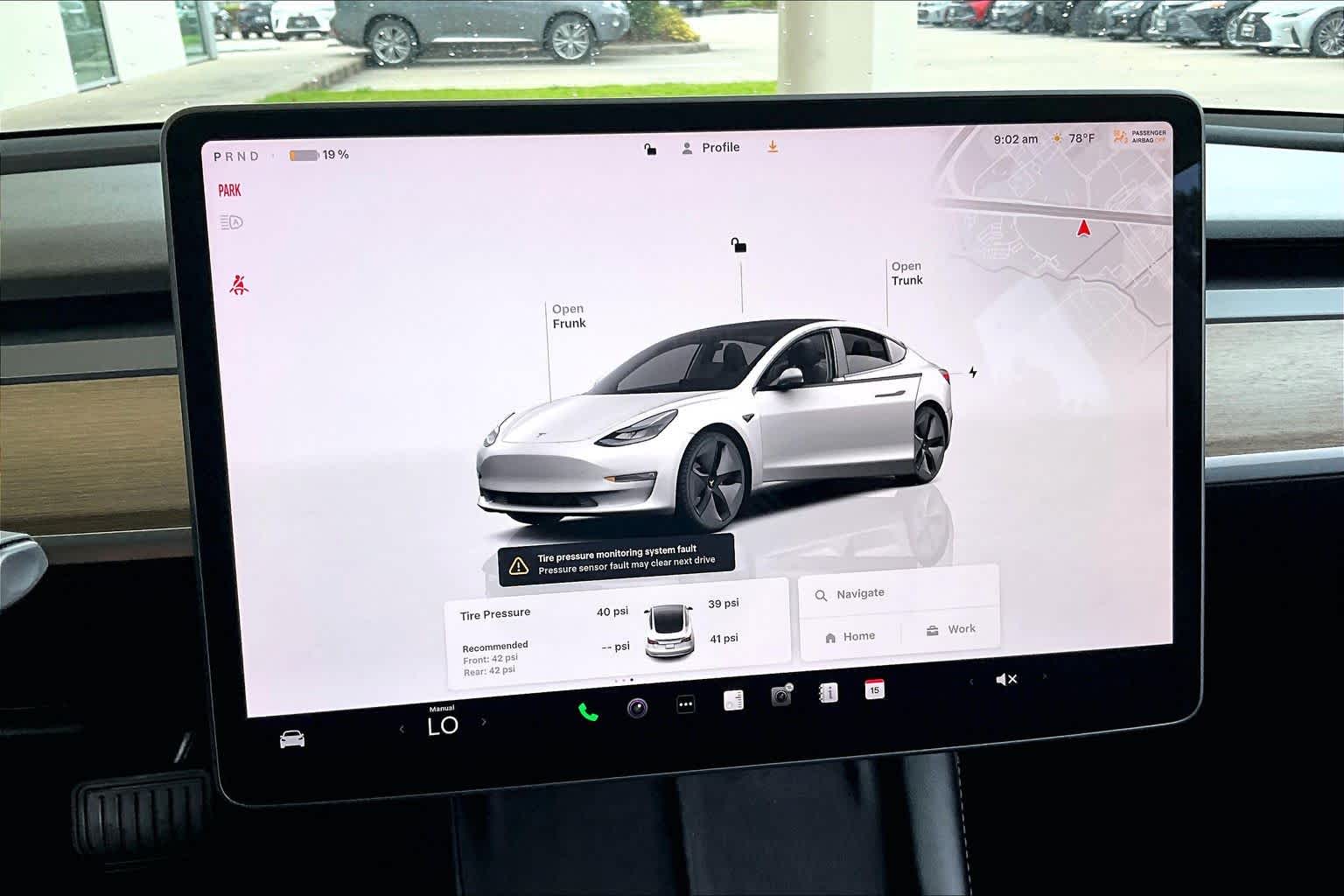 2023 Tesla Model 3  Pearl White Multi-Coat at Tomball Chrysler Dodge Jeep Ram