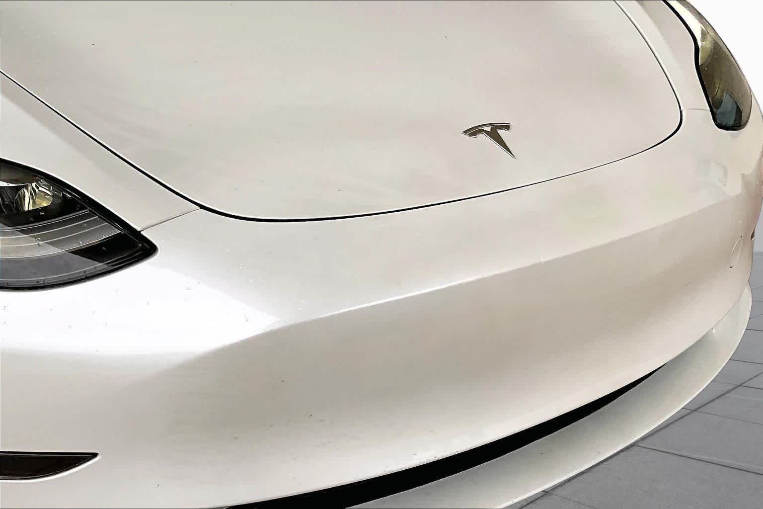2023 Tesla Model 3  Pearl White Multi-Coat at Tomball Chrysler Dodge Jeep Ram