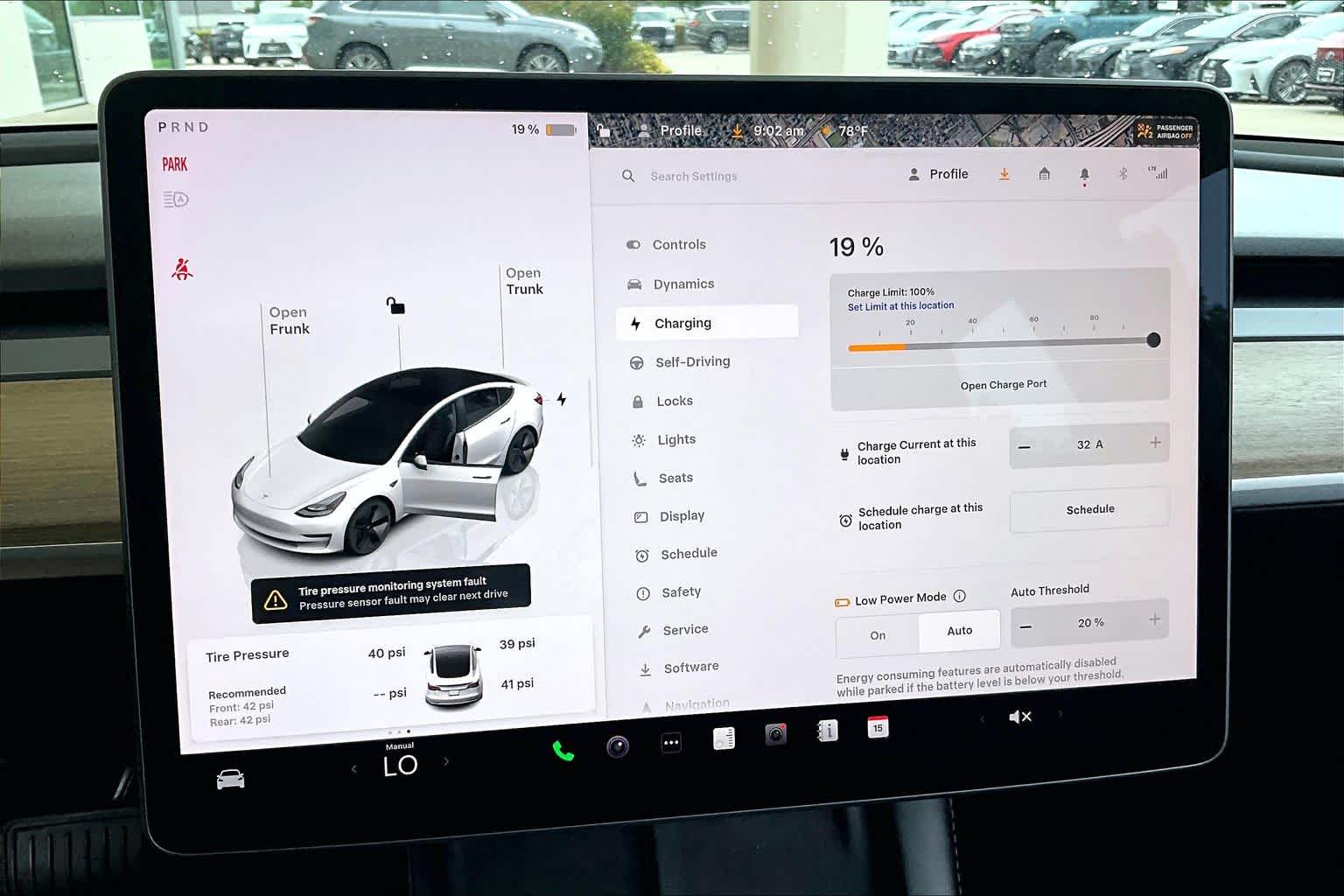 2023 Tesla Model 3  Pearl White Multi-Coat at Tomball Chrysler Dodge Jeep Ram