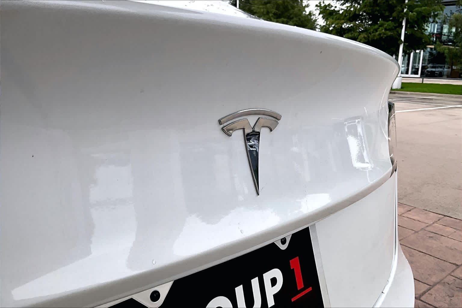 2023 Tesla Model 3  Pearl White Multi-Coat at Tomball Chrysler Dodge Jeep Ram