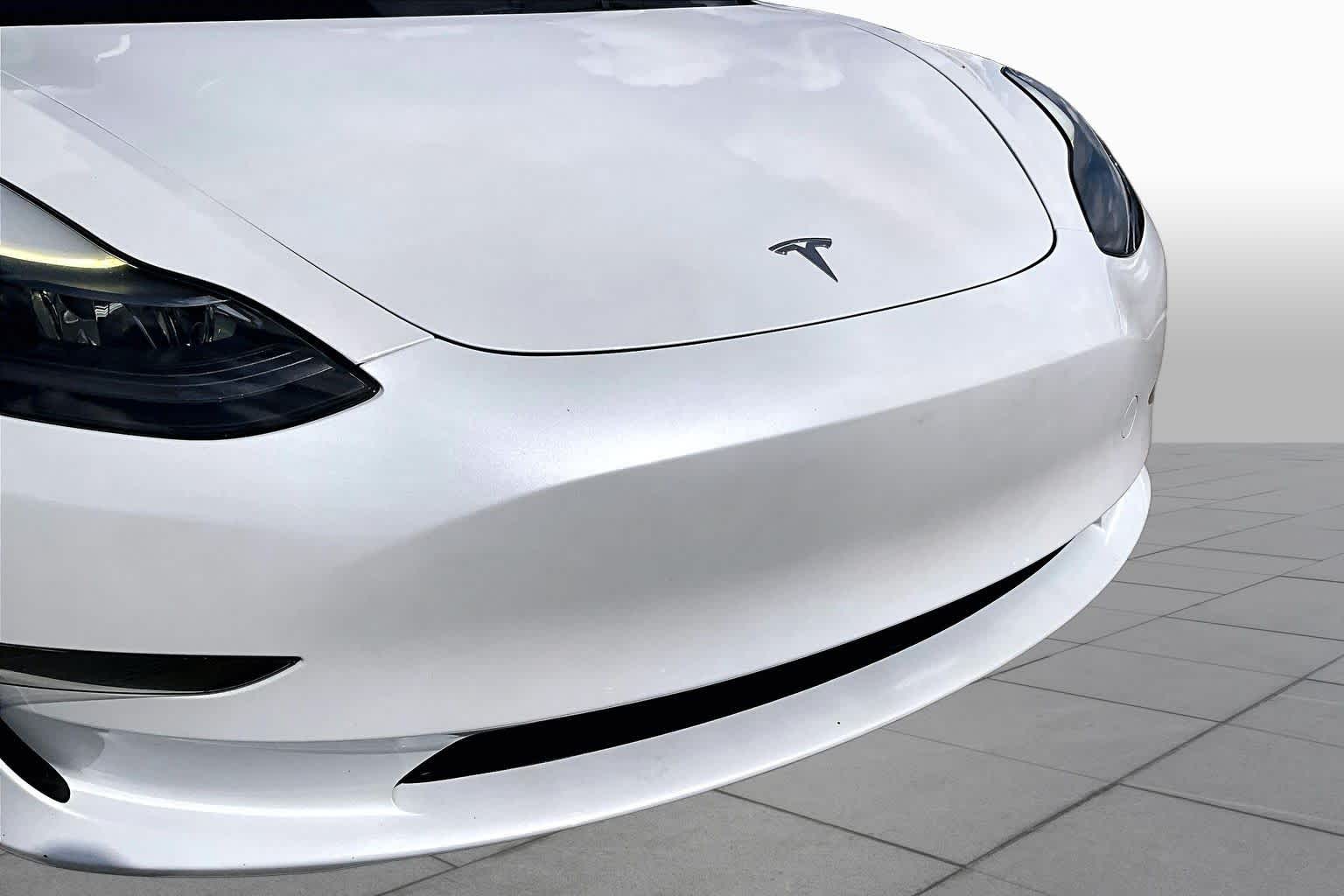 2023 Tesla Model 3  Pearl White Multi-Coat at AutoNation USA Katy