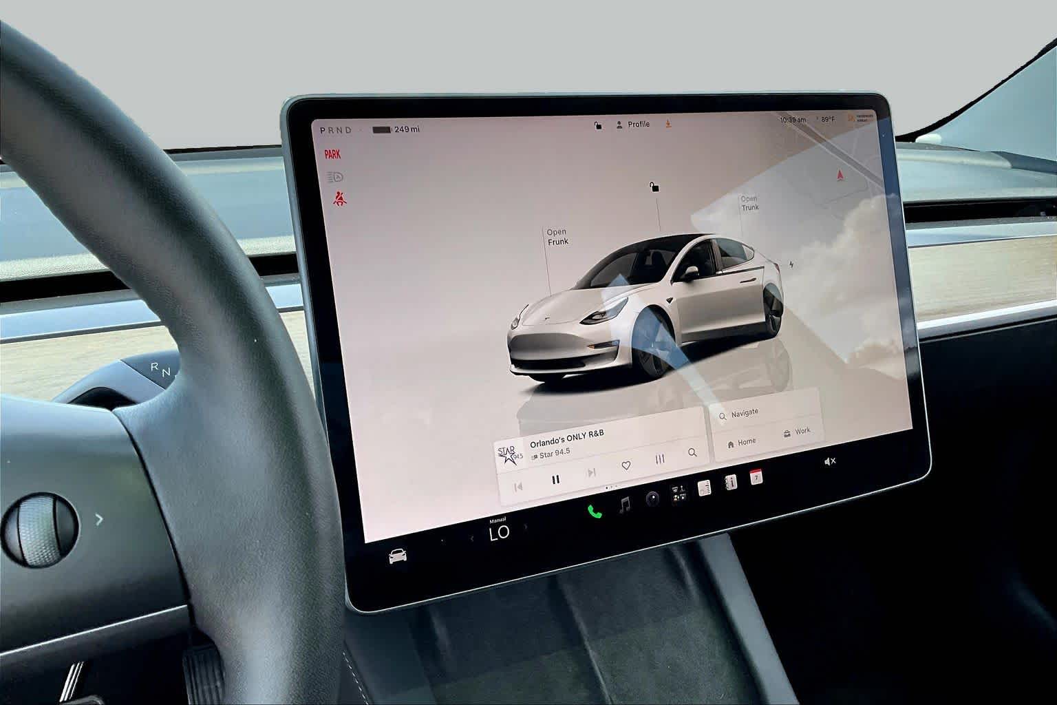 2023 Tesla Model 3  Pearl White Multi-Coat at AutoNation USA Katy