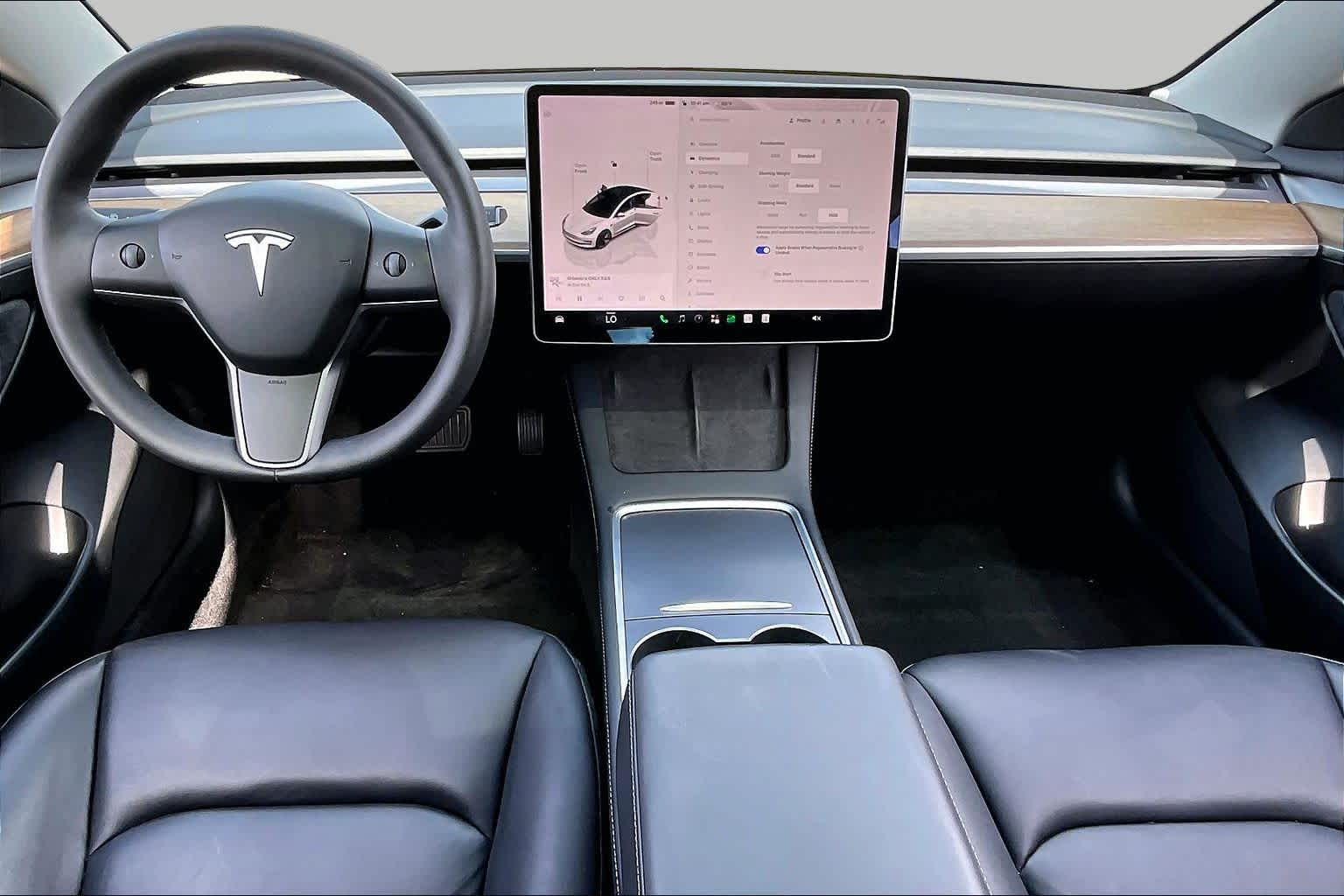 2023 Tesla Model 3  Pearl White Multi-Coat at AutoNation USA Katy