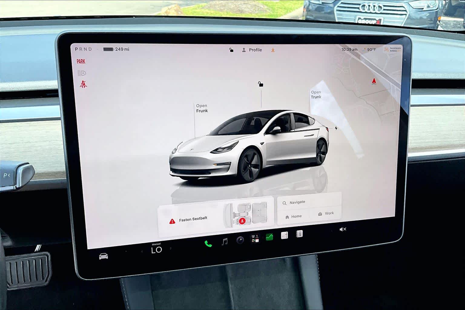 2023 Tesla Model 3  Pearl White Multi-Coat at AutoNation USA Katy