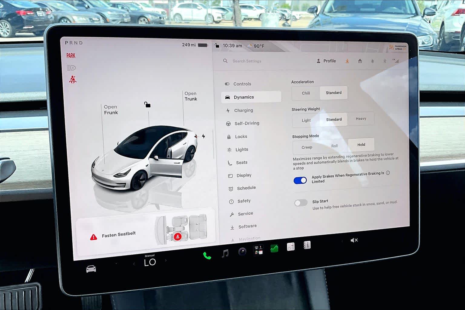 2023 Tesla Model 3  Pearl White Multi-Coat at AutoNation USA Katy