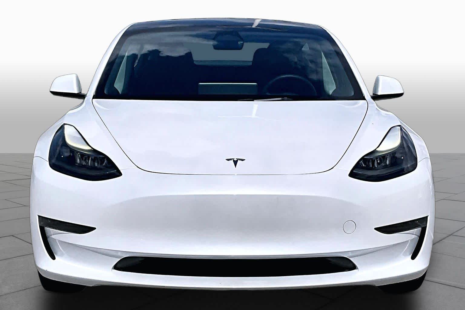 2023 Tesla Model 3  Pearl White Multi-Coat at AutoNation USA Katy