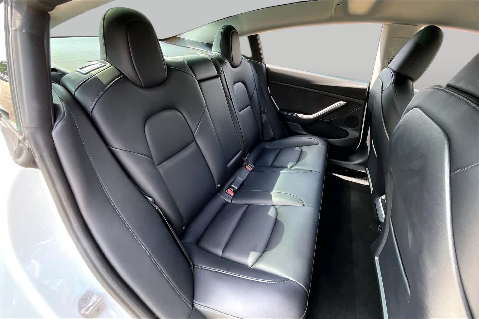 2023 Tesla Model 3  Pearl White Multi-Coat at AutoNation USA Katy