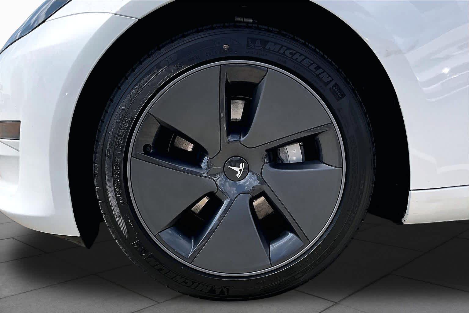2023 Tesla Model 3  Pearl White Multi-Coat at AutoNation USA Katy