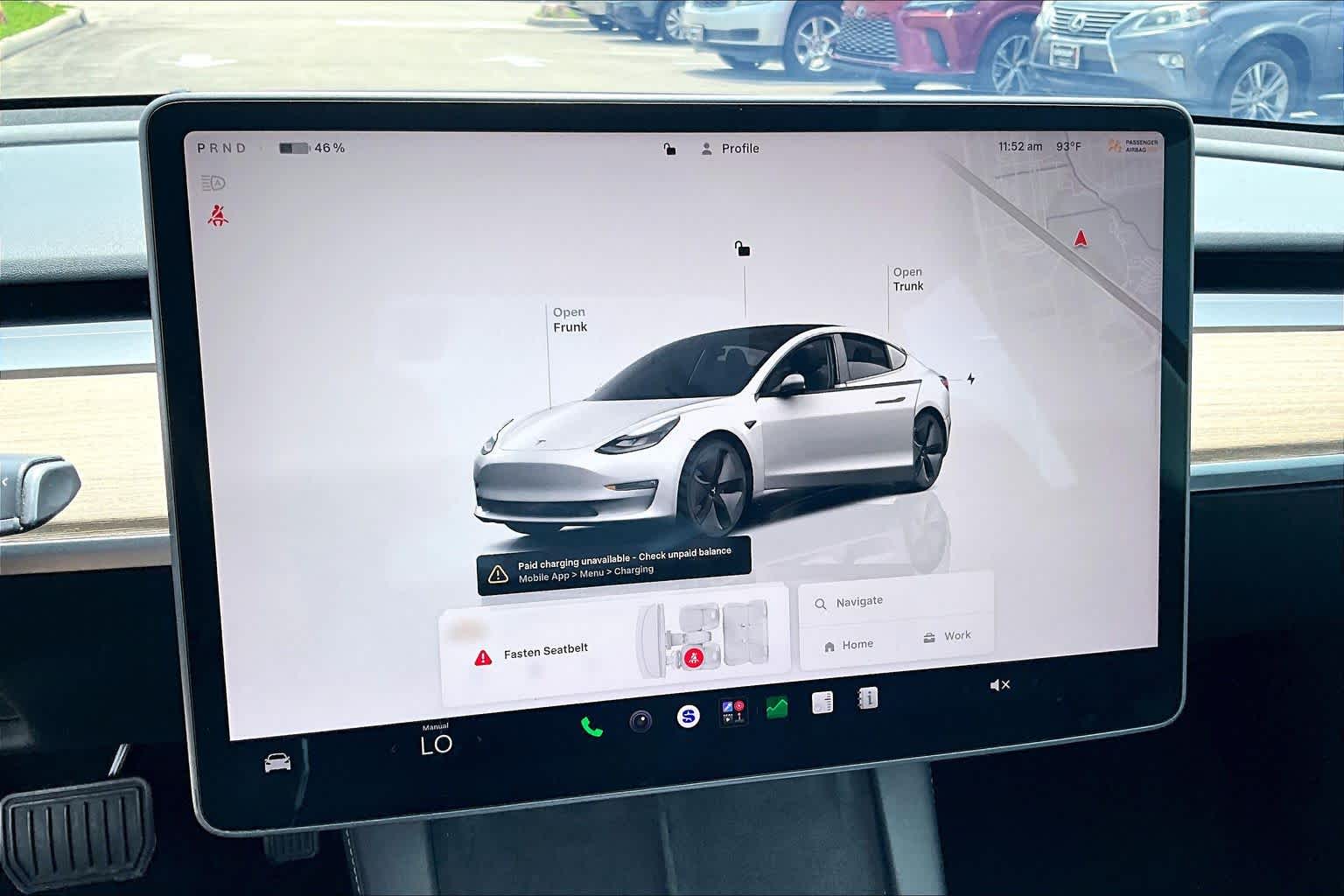 2022 Tesla Model 3  Pearl White Multi-Coat at Tomball Chrysler Dodge Jeep Ram