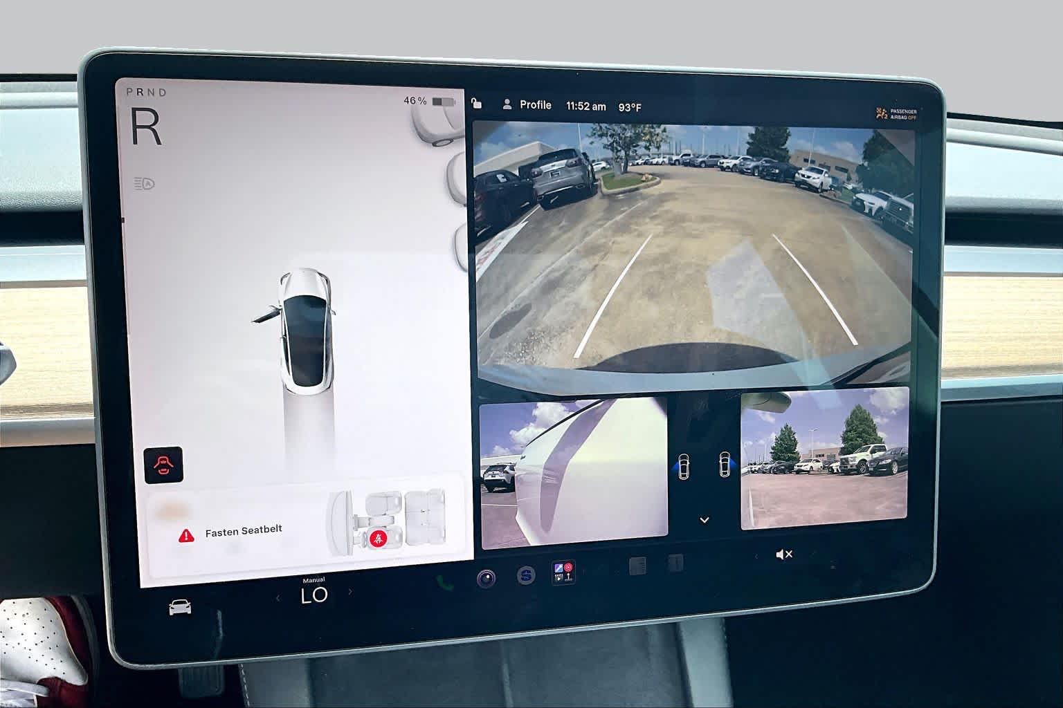 2022 Tesla Model 3  Pearl White Multi-Coat at Tomball Chrysler Dodge Jeep Ram