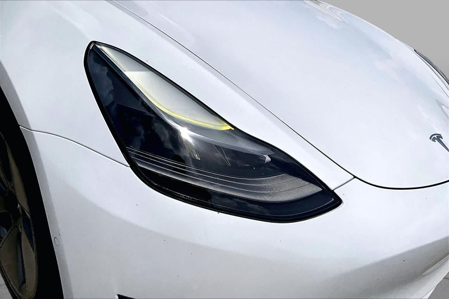 2022 Tesla Model 3  Pearl White Multi-Coat at Tomball Chrysler Dodge Jeep Ram