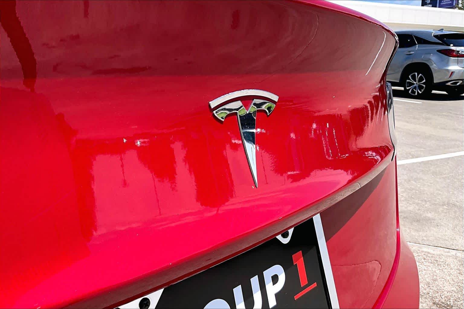 2020 Tesla Model 3 Standard Range Plus Red Multi-Coat at Beck & Masten Kia
